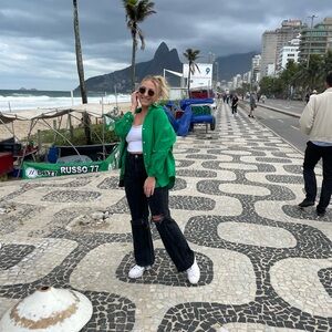 Black Wide Leg Jeans with Knee Hole